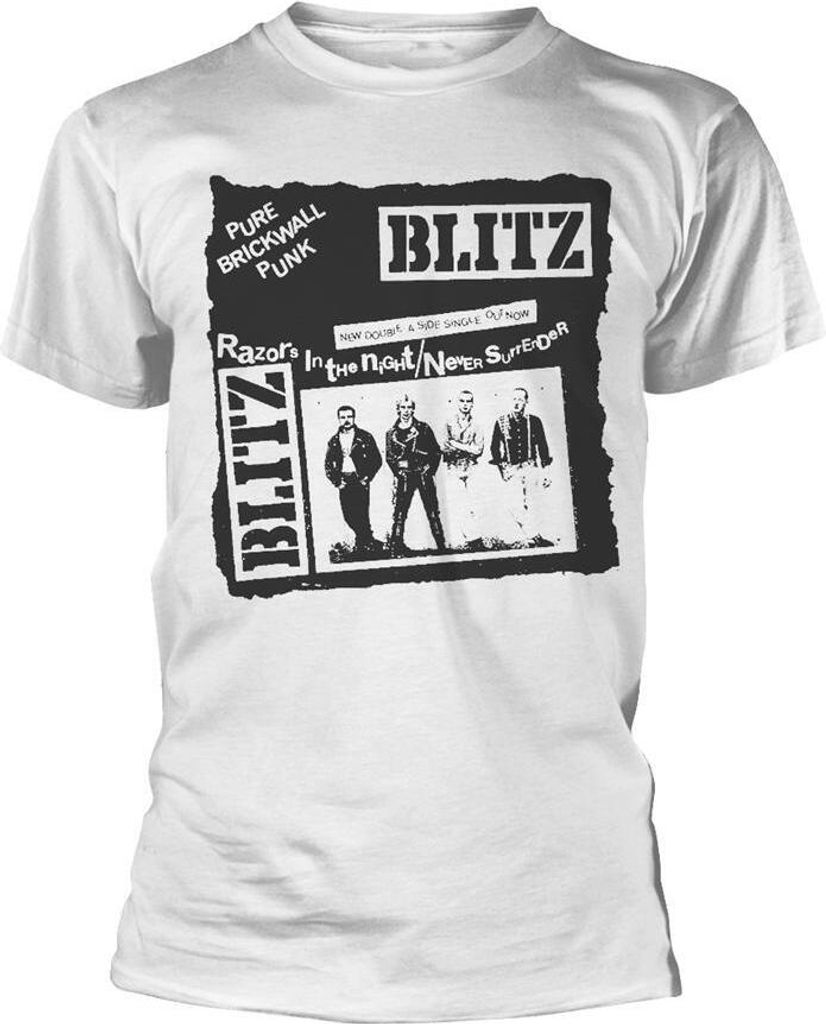 Blitz - "Pure Brick Wall" T-Shirt für Herren/Damen Uni PH1593 (XXL) (Weiß)