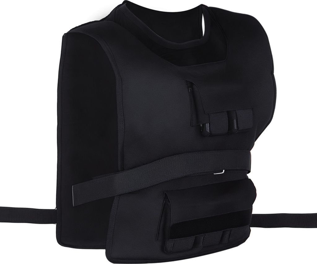 Gewichtsweste 15 KG / 20 KG / 30 KG verstellbare Trainingsweste mit herausnehmenbar Gewichten Laufweste Damen Herren für Muskelaufbau Krafttrainin...