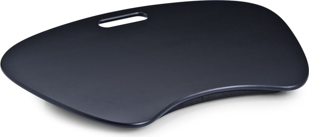 Supporto per laptop Zeller, MDF/tessuto, 59x40x6 cm, nero Immagine del prodotto 