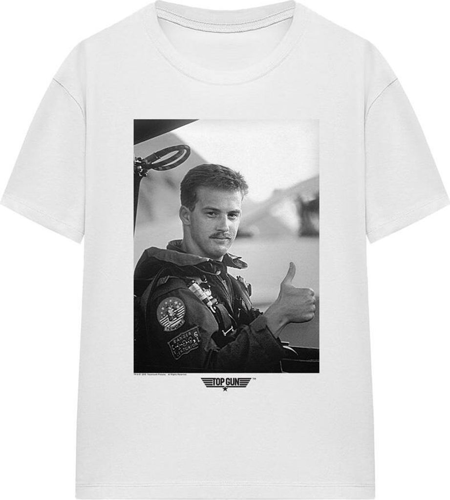 Top Gun - "My Wingman" T-Shirt für Herren/Damen Uni TV16919 (M) (Weiß)