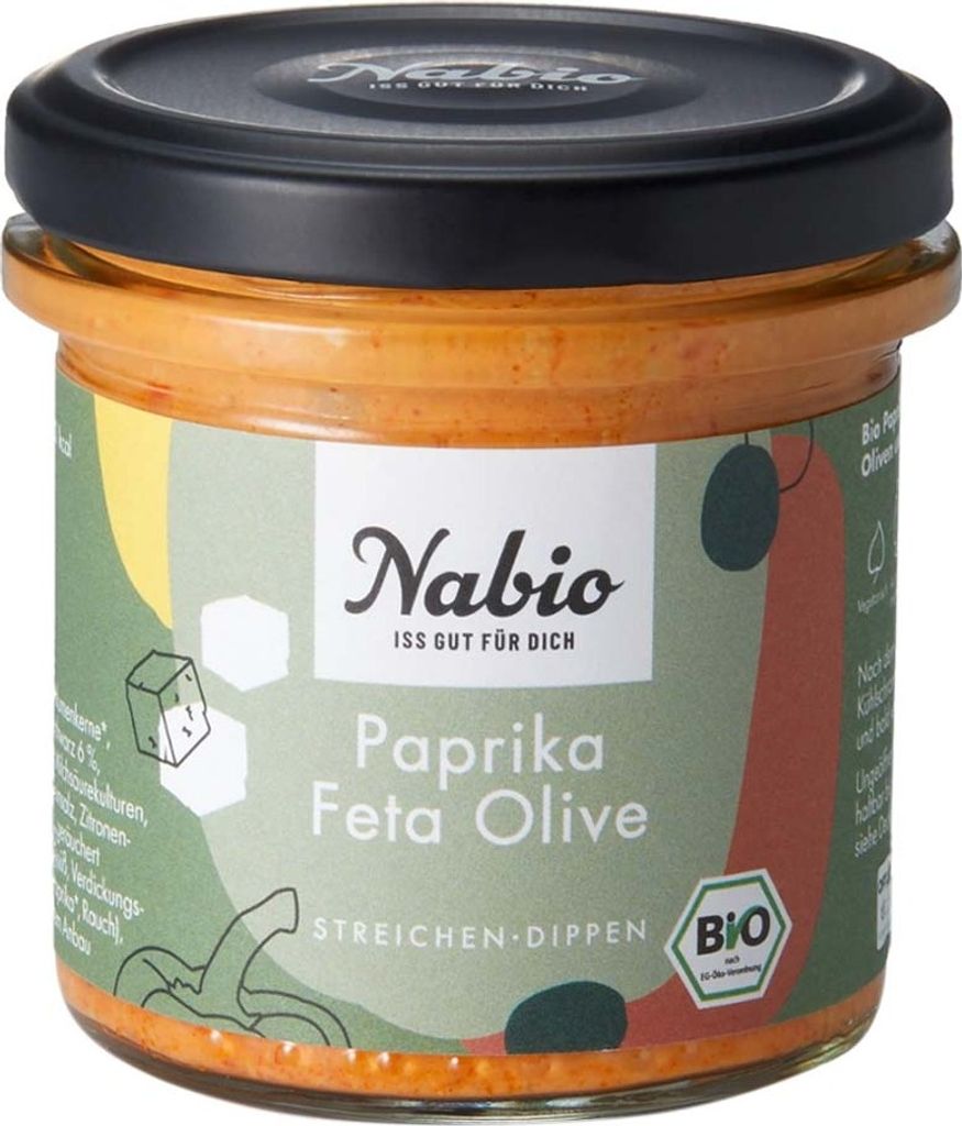 Nabio Aufstrich Paprika Feta Olive (135 g)