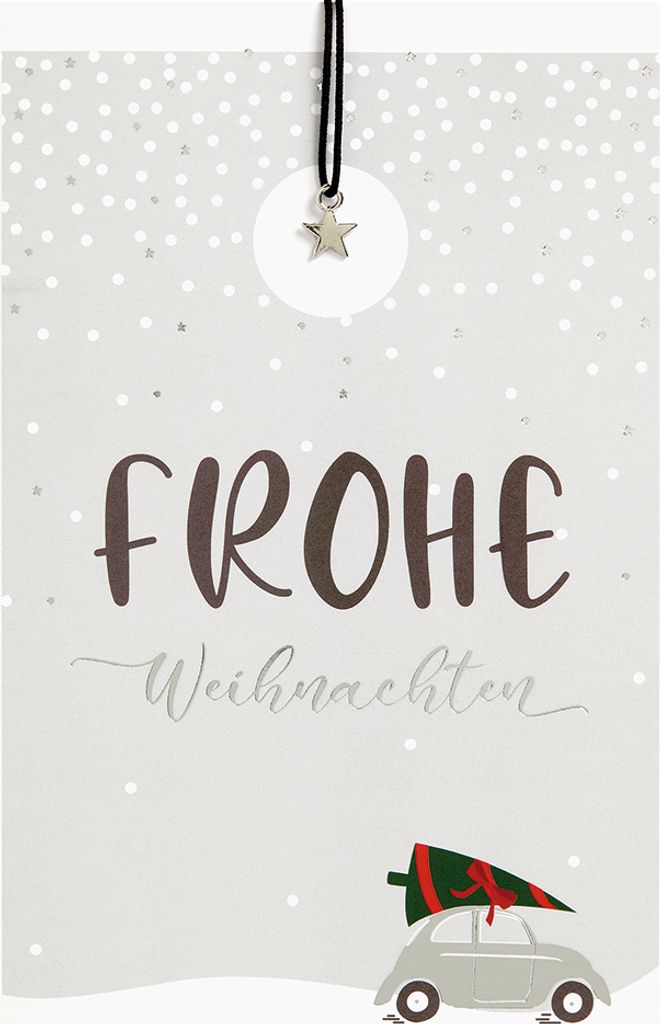 Weihnachten Little Things Glückwunschkarte mit Armband im Format 115