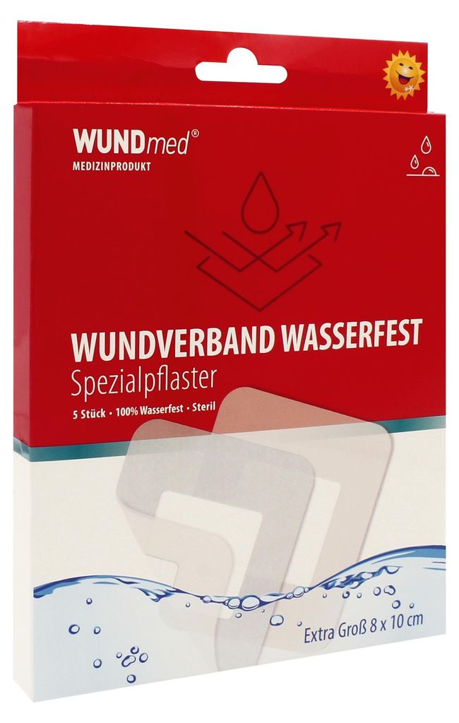 WUNDmed Wundverband wasserfest, 5 Stk Produktbild 
