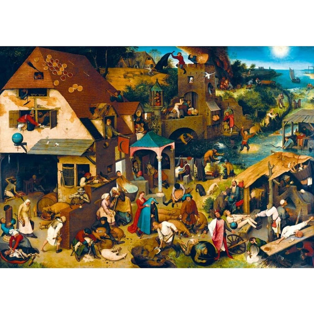 BLUEBIRD Puzzle dei proverbi olandesi 1000 pezzi Immagine del prodotto 