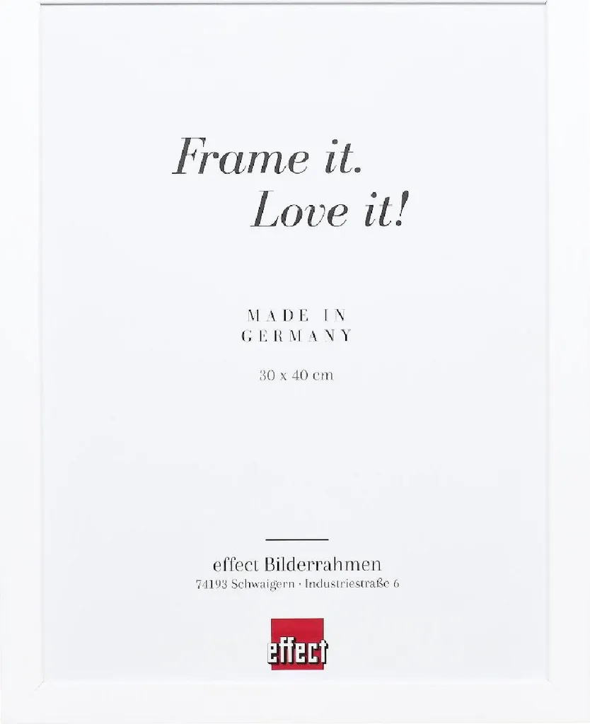 Cornice Professionale 18x32 Legno Bianca - Vetro Museale Anti-UV 70%