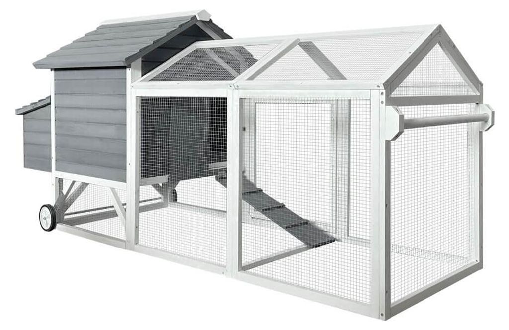 HOME DELUXE Hühnerstall aus Holz FERA - 224 x 107 cm | Produktbild 