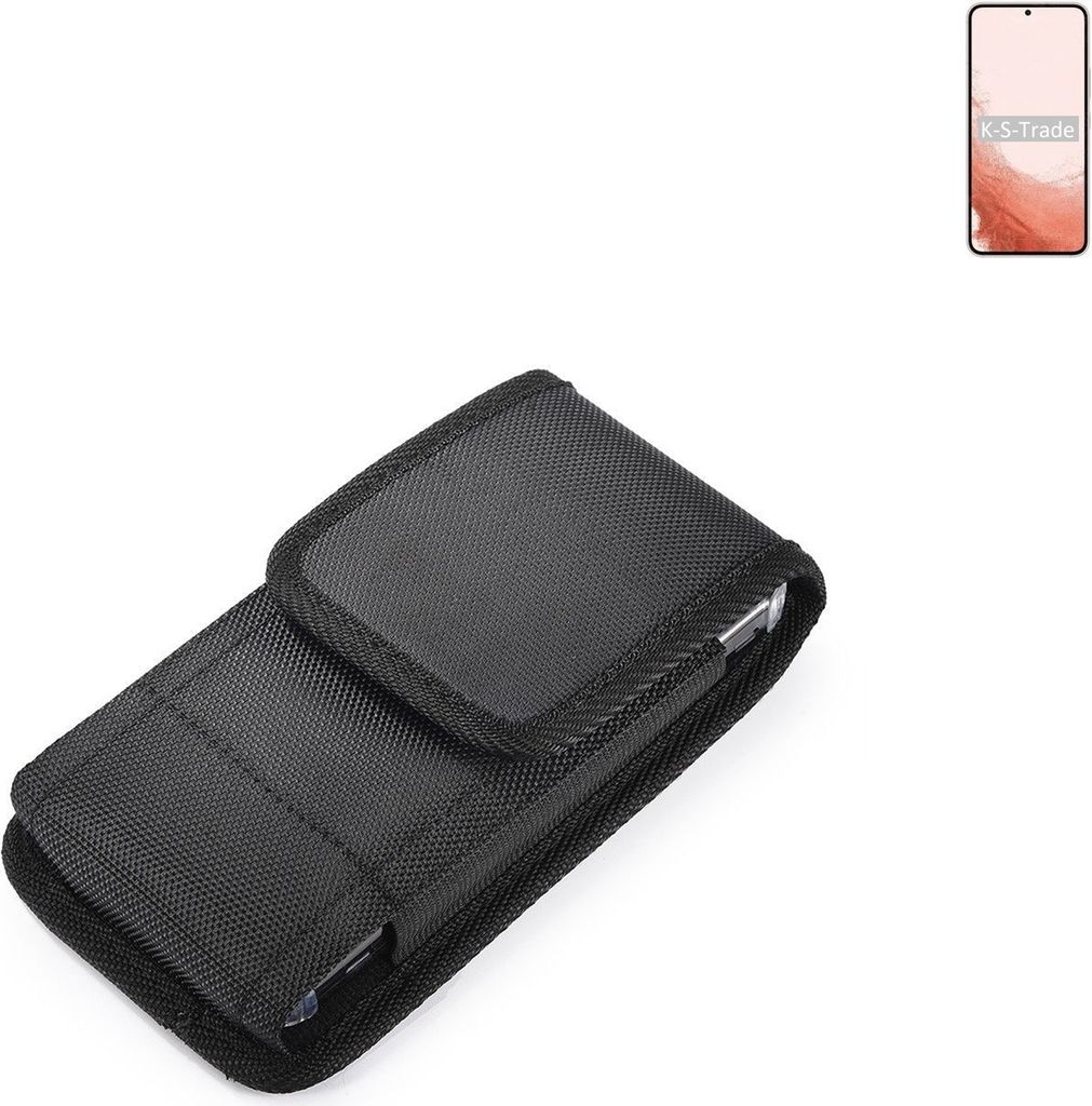 Holster Gürteltasche kompatibel mit Samsung Galaxy S22 Exynos Holster Gürtel Tasche wasserabweisend Handy Hülle Schutz Hülle Outdoor schwarz