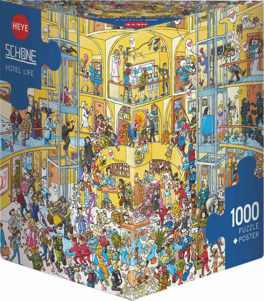 HEYE Puzzle Leben in einem Hotel 1000 Teile