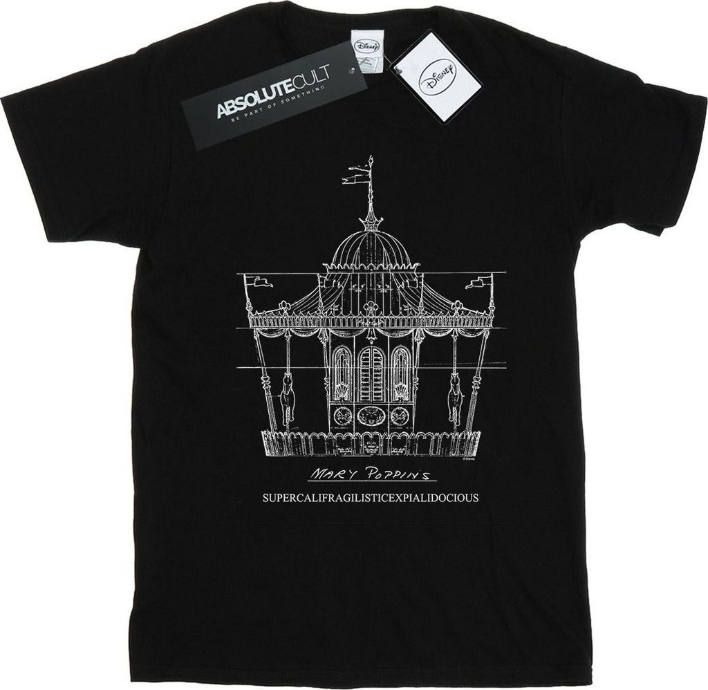 Disney - T-Shirt für Damen BI49437 (M) (Schwarz)