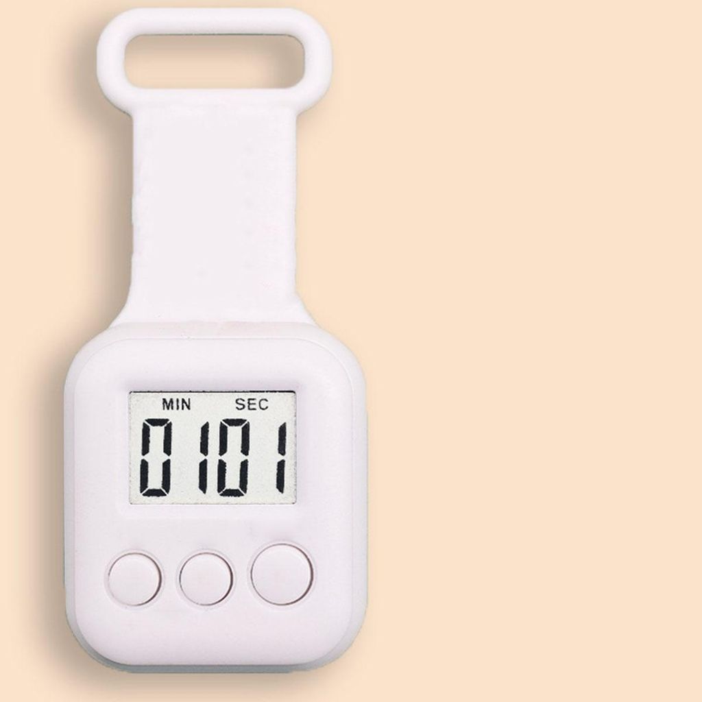 Lerntimer für Kinder mit Uhr, geeignet zum Backen, Kochen, Lernen und Üben. Er zählt herunter und vorwärts (blau)