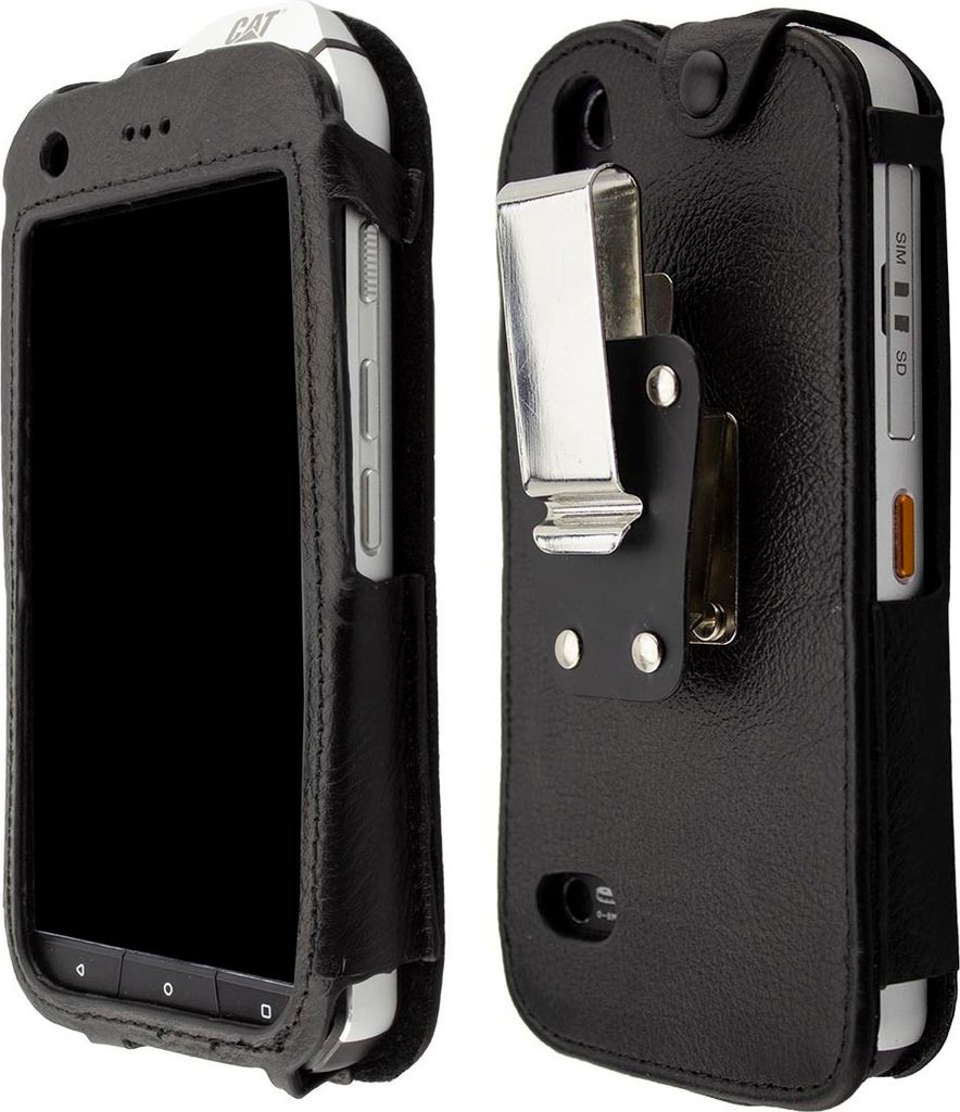 caseroxx Schutz-Tasche Noble-Line Ledertasche passend für Cat S61 Holster