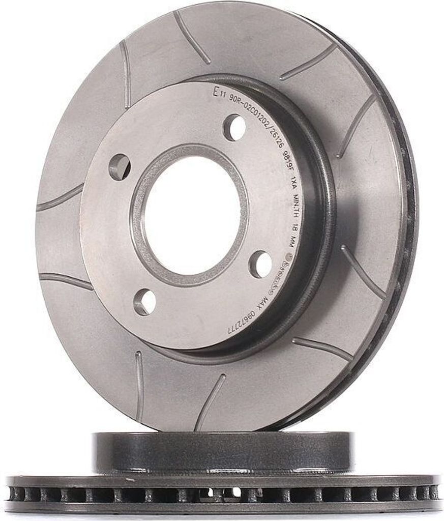 BREMBO 09.6727.77 - OE 1018277 Bremsscheibe für Escort V, Escort VI, Escort VII, Fiesta III, Fiesta IV, Fiesta V, KA (RB), Orion III (GAL), Puma