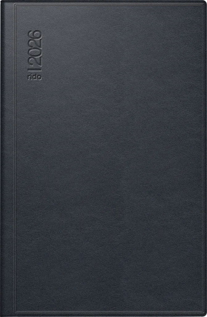 Agenda de poche professionnel rido/idé 7016288906 en cuir véritable
