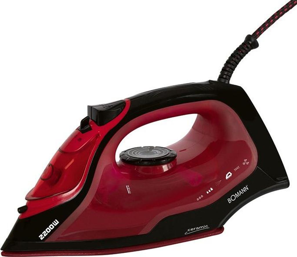 BOMANN Fer à vapeur DB 6035 bk/rd | 2.500W Image du produit 