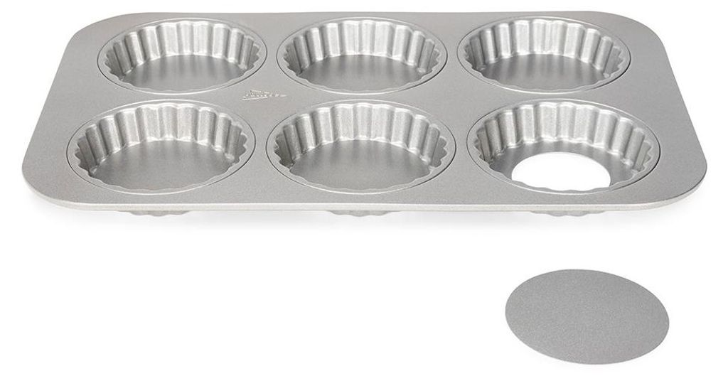 Patisse - Mini forma na 6 tartaletek z wyjmowanym dnem 10 Zdjęcie produktu 