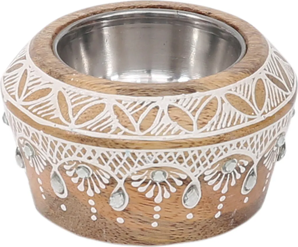 Décoration de table bohème : Set de 4 bougeoirs Anasuya pour réception