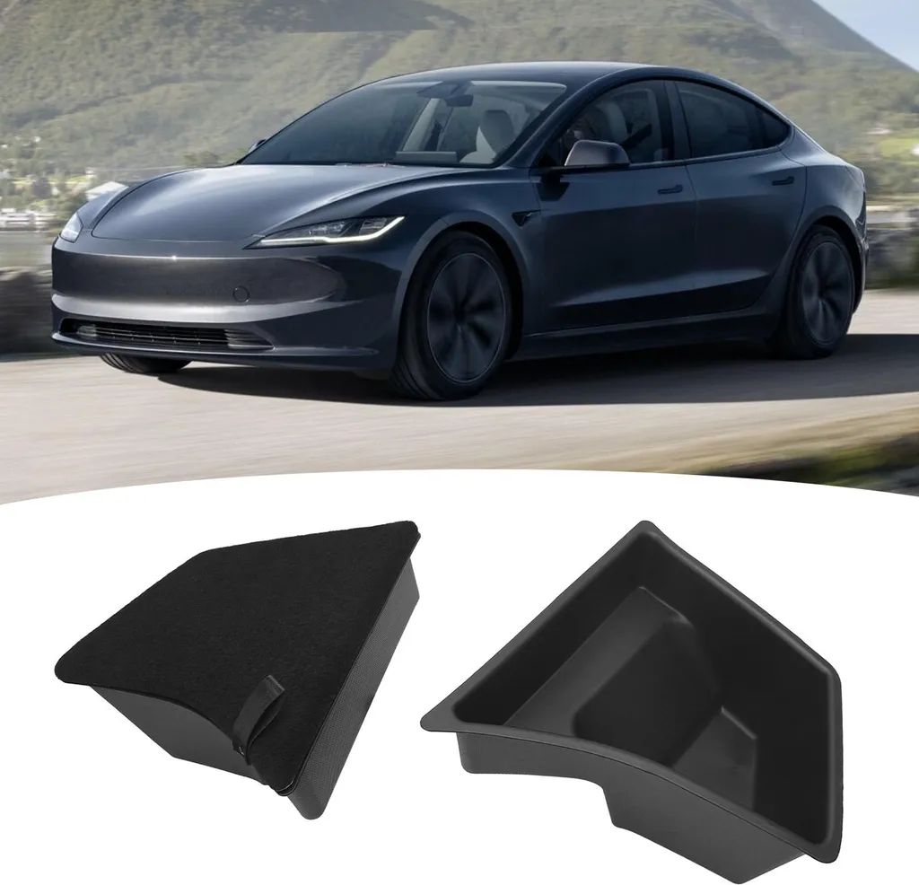 2 Organisateurs de coffre latéral pour Tesla Model 3 Highland 2024