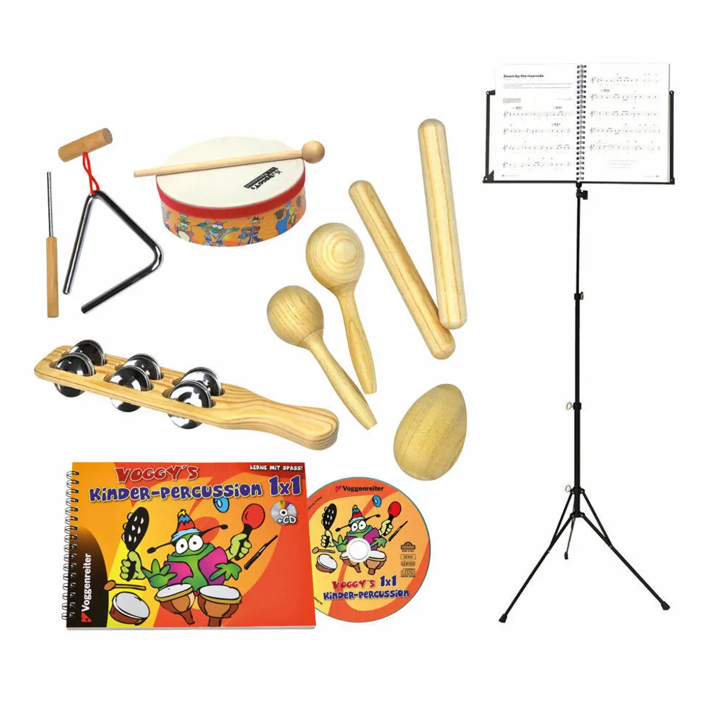 Set d'instruments de musique 11 pièces avec pupitre réglable Volt NS-100