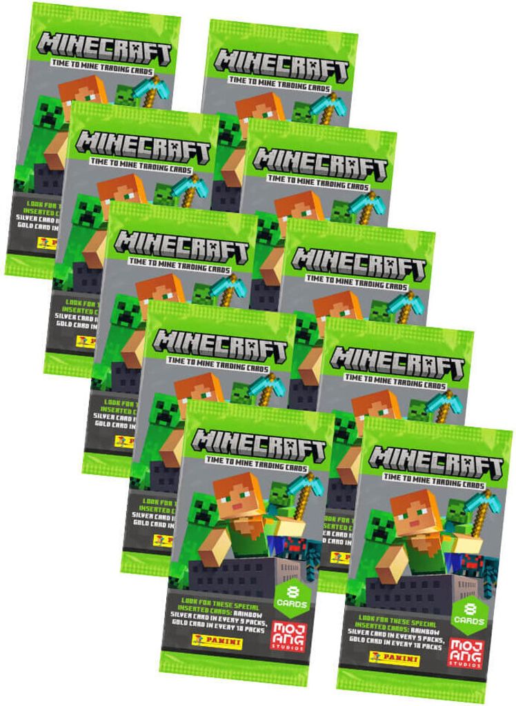 Minecraft 2 Karten Time To Mine - Minecraft Trading Cards Produktbild 