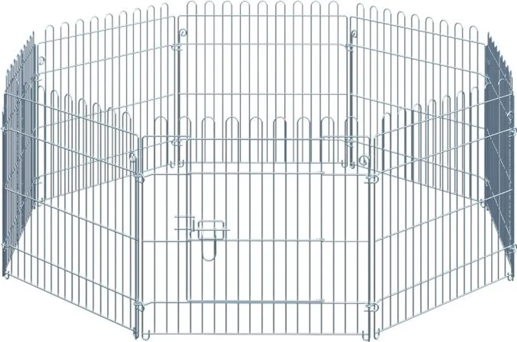 Recinto Fortuna Lai 8 Pezzi 63x60cm - Box Cani Prezzo Imbattibile