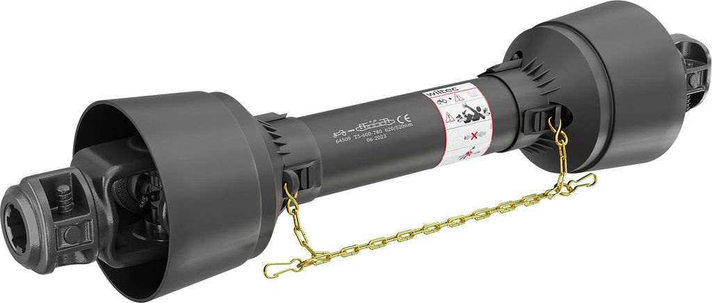 Arbre de transmission T5 Cardan 600mm 620Nm 540 tr/min 54kW Image du produit 