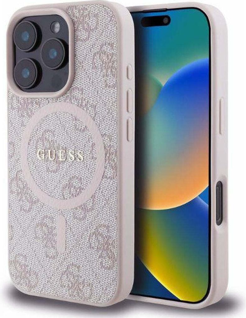 GUESS Apple iPhone 16 Pro Hardcase 4G Ring Classic Logo