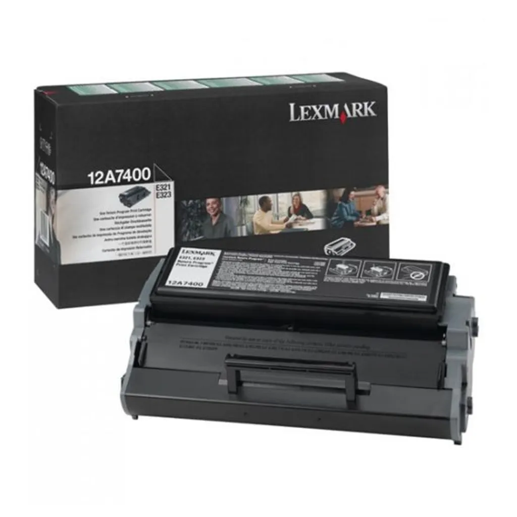 Lexmark 0012A7400 Toner Noir d'Origine à haut rendement et noir intense
