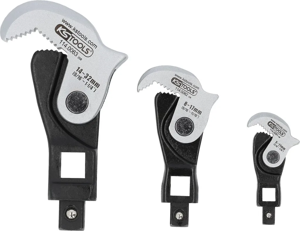 Set di chiavi multifunzione 1/4" + 3/8" + 1/2", 3 pezzi