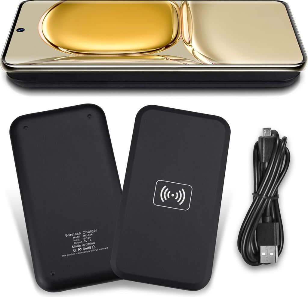 Induktives Schnell Ladegerät Huawei P50 Pro Plus QI Wireless Charger Kabellos