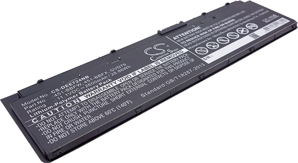 Batterie Haute Capacité pour Dell Latitude E7240 E7250 45Wh 451-BBFW