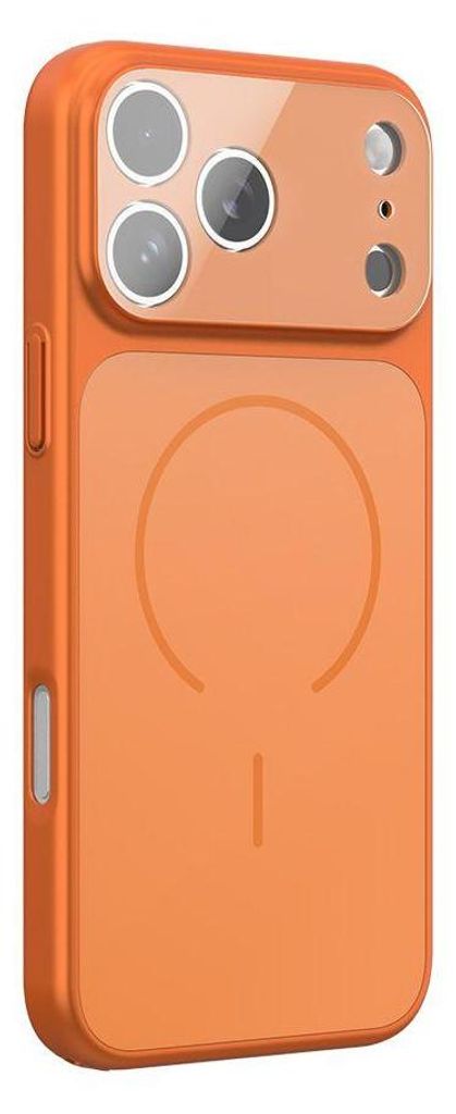 Case passend für iPhone 14 PRO Make 17 kompatibel mit MagSafe orange
