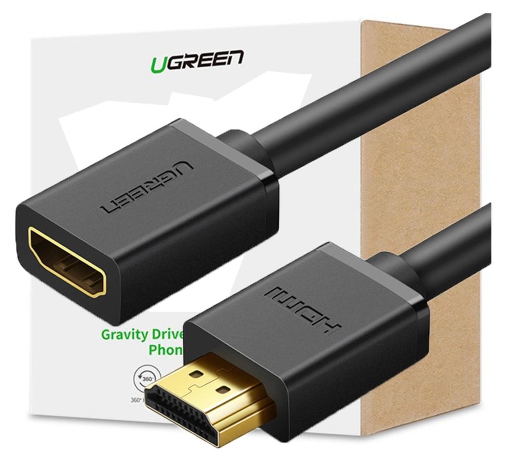 Ugreen Cavo Hdmi maschio-Hdmi femmina Hd107, Fullhd, 3D, 1M Immagine del prodotto 