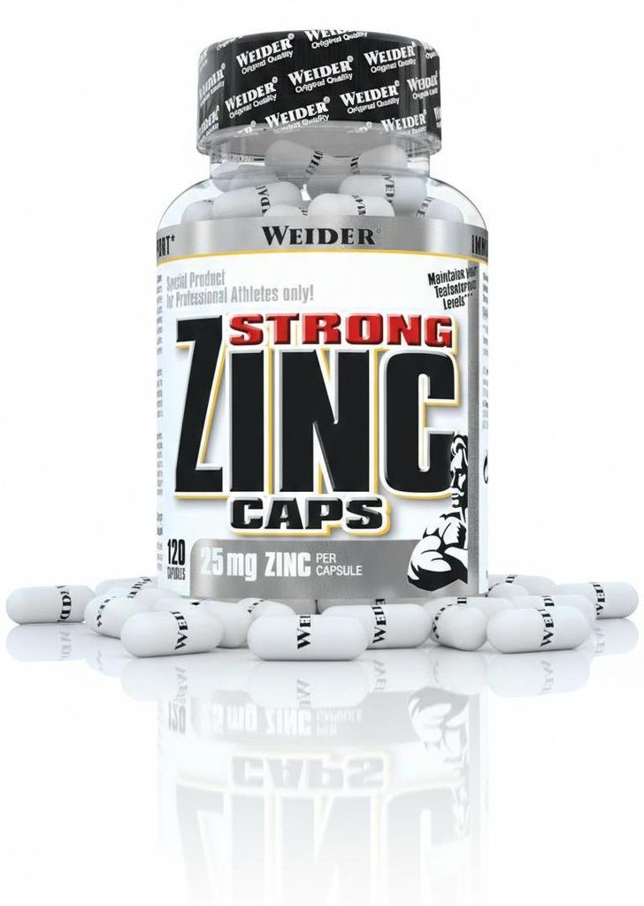 Weider zinek, 25 mg, 120 comprimés 9976 Image du produit 