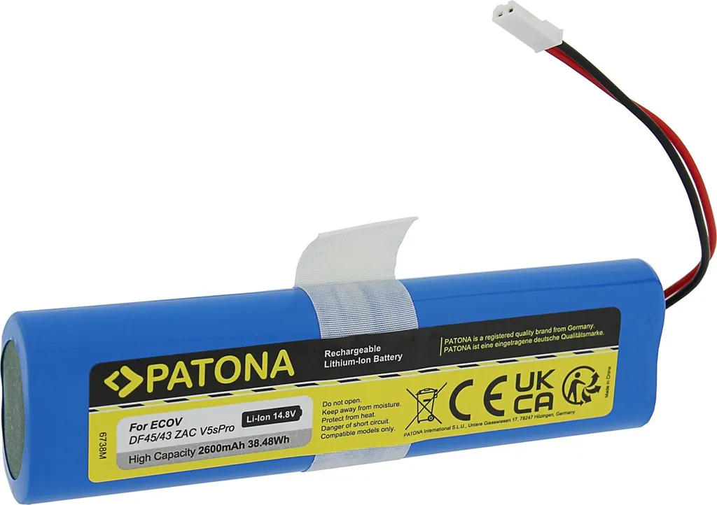 Batterie de Rechange pour Robots Aspirateurs iLife et Ecovacs - 2600mAh