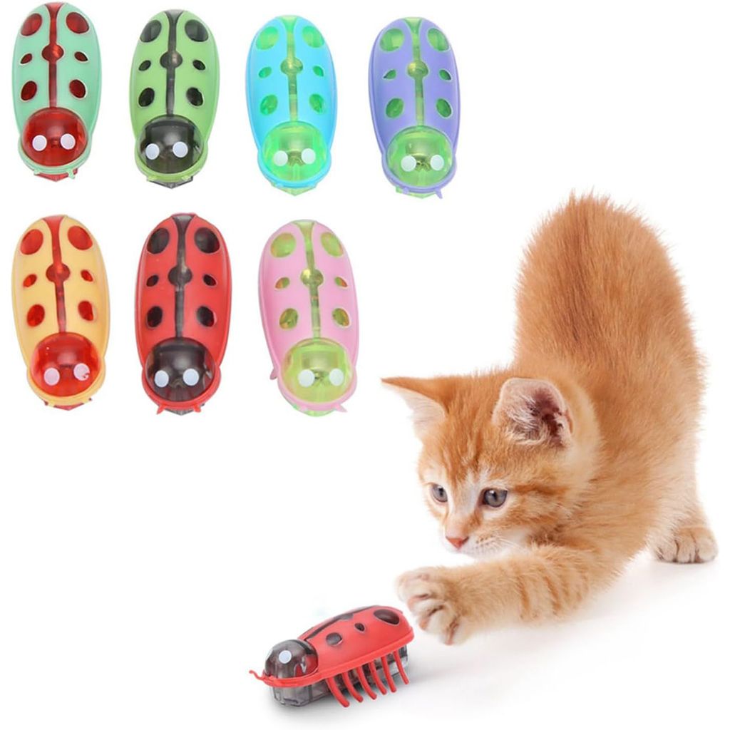 Katzenspielzeuge, 7Stück Interaktives Katzenspielzeug, Mini Produktbild 