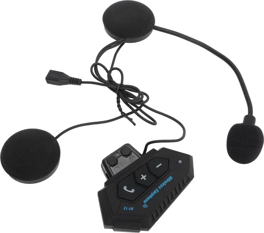 Casque Moto Bluetooth 5.0 Étanche Keenso avec Micro Haute Définition