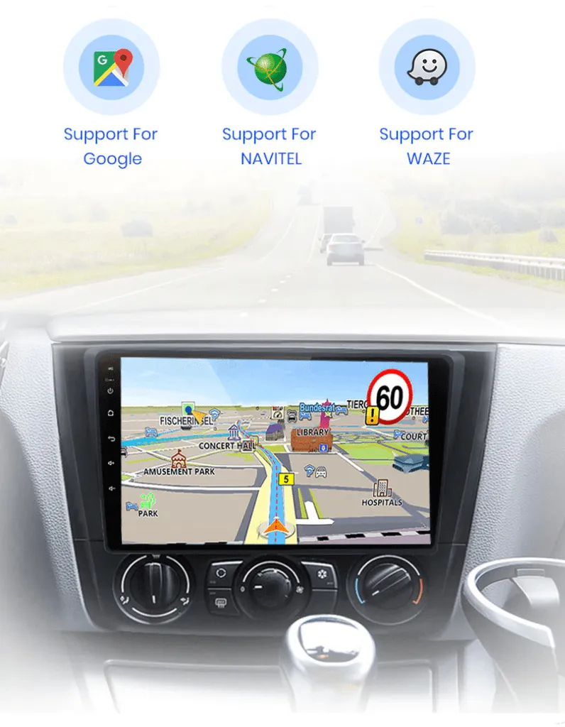 Junsun Autoradio Android BMW Série 1 E81 E82 E87 E88 avec Navigation GPS - 6