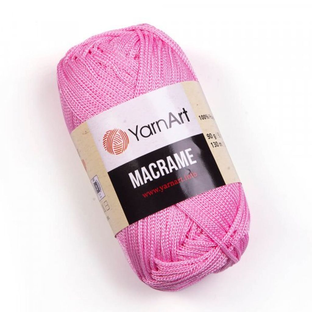 YarnArt Macrame příze 90 g / 90 m - barva 147 růžová - Obrázek produktu 
