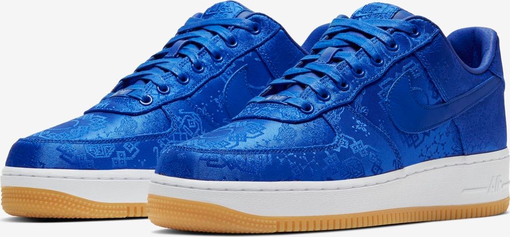 Nike x CLOT Air Force 1 Premium "Blue Silk", CJ5290-400, Größe: 42,5