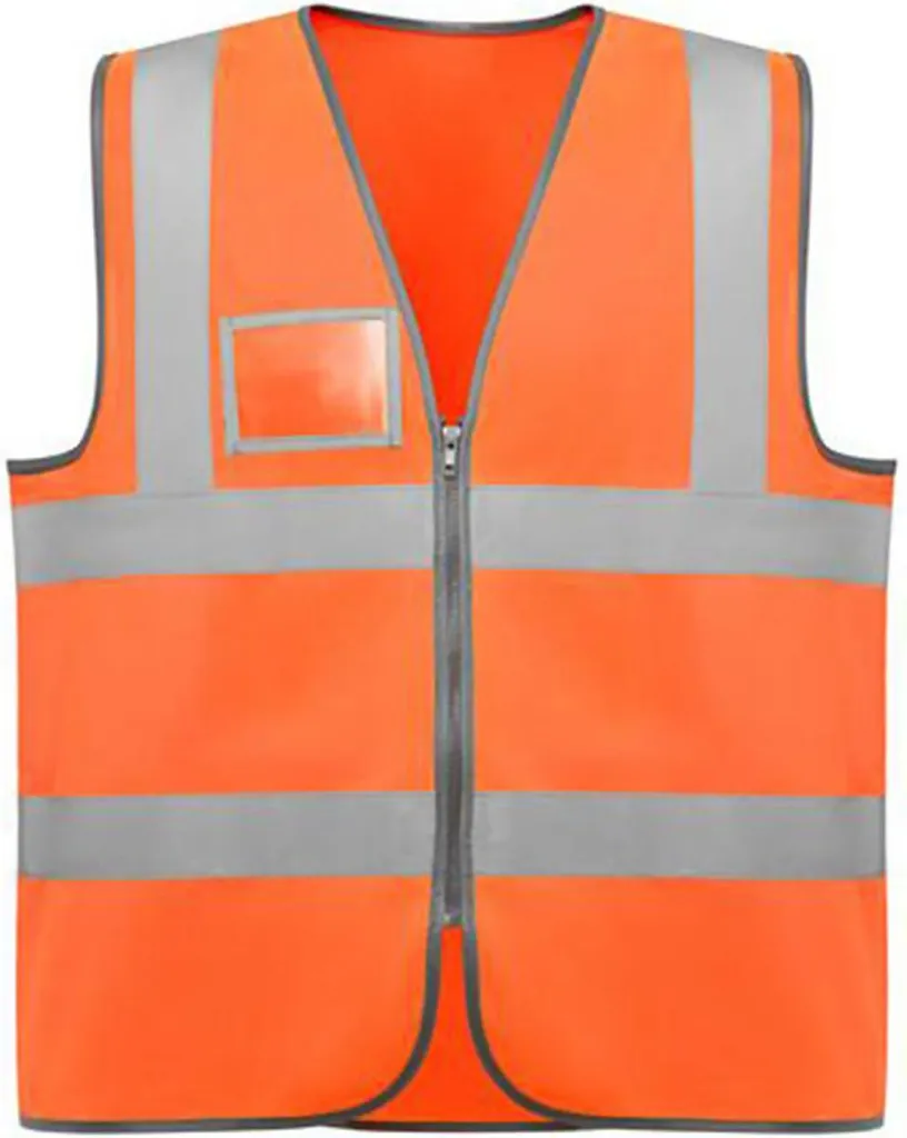 Gilet Catarifrangente Arancione Roly Polux CC9311 con Zip - Taglia XL/XXL