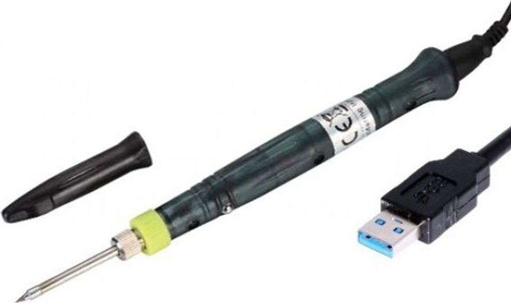 LED Solution Prenosná hrotová spájkovačka ZD-20U USB Obrázok produktu 