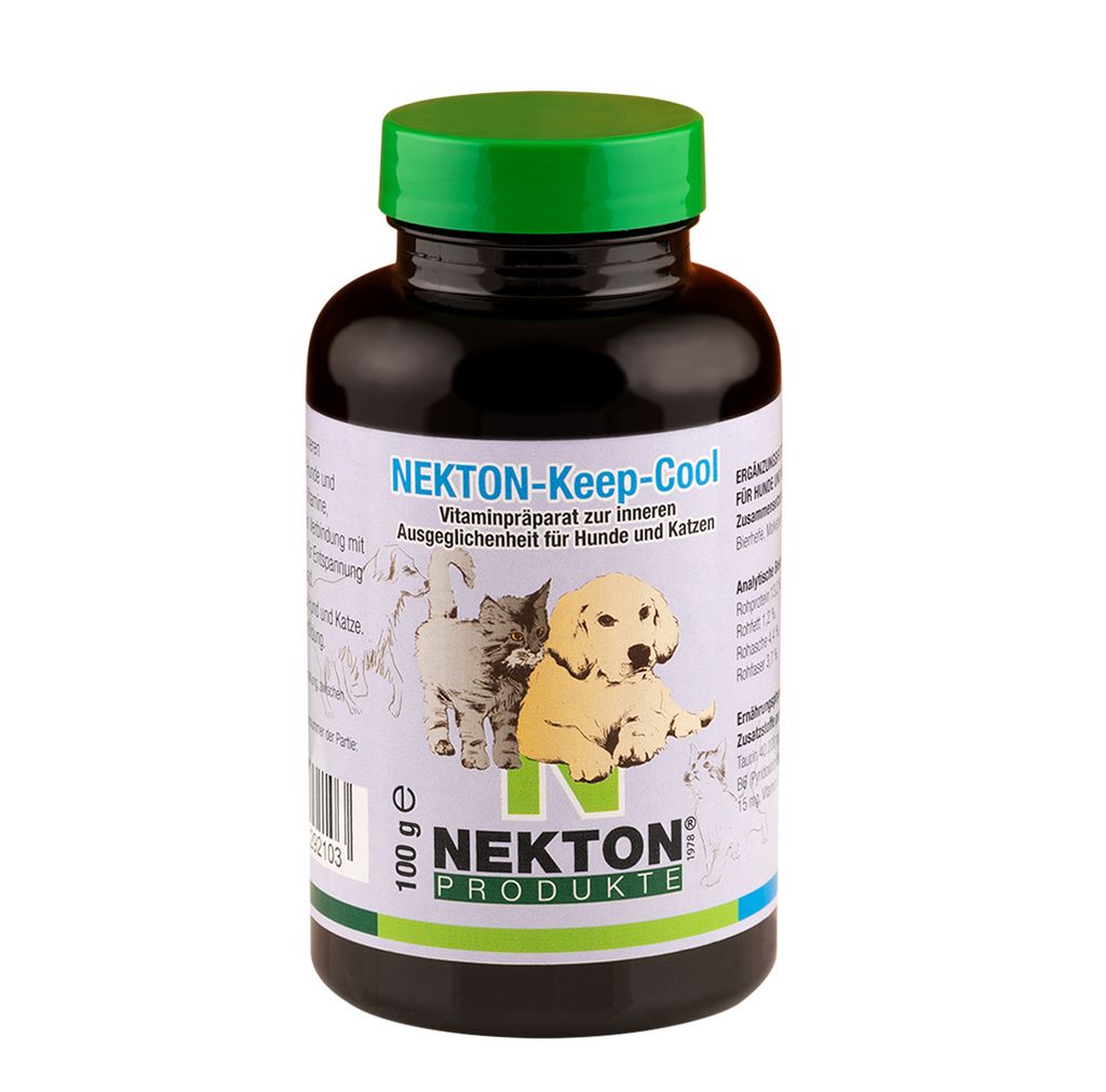 Nekton Keep Cool für Hunde und Katzen - Beruhigungsmittel 100g natürlicher Vitamine zur Stressbewältigung