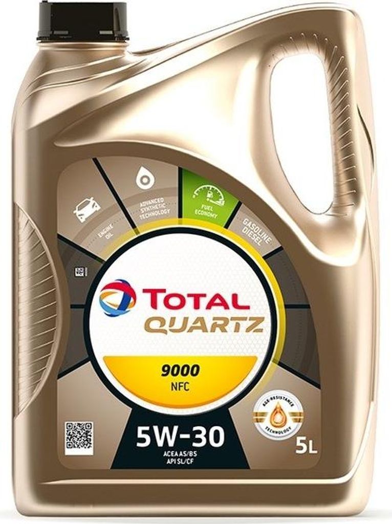 Olej Total Quartz 5W30 5L 9000 Nfc A5/B5 / Sl/Cf / Wssm2C Zdjęcie produktu 