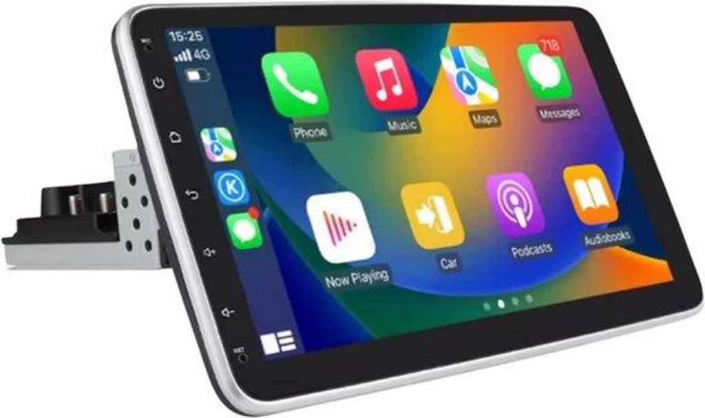 Autoradio met bluetooth - Carplay - Voor universele 1-DIN auto's - Geschikt voor Apple en Android - Stereo - Navigatie - Navigatiesysteem auto - 2G...