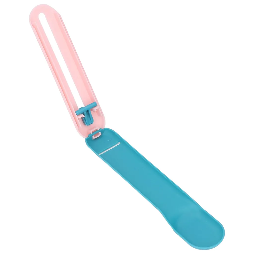 Cucchiaio per Puree Gatti - Gadget Squeeze Anti-Macchia Blu e Rosa - 4