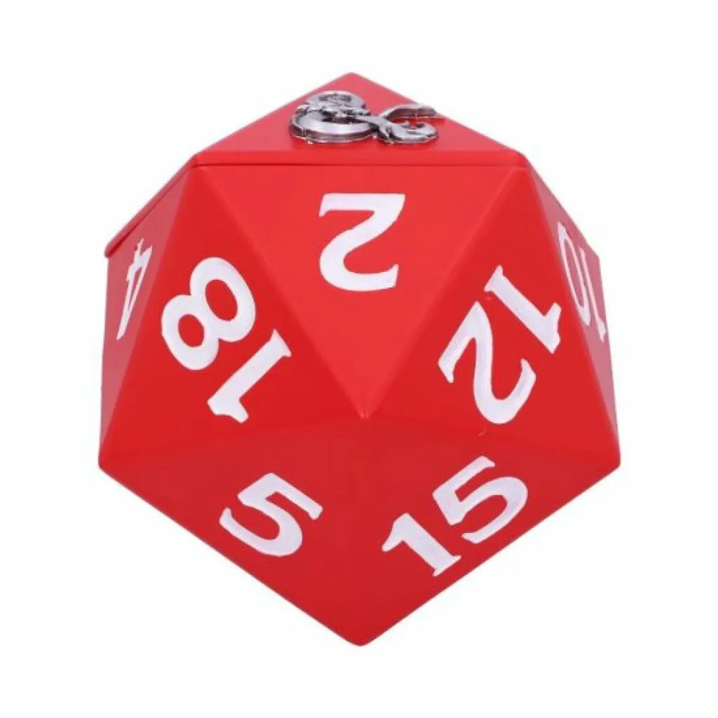 Boîte D20 Dungeons & Dragons 13.5cm : ne perdez plus jamais vos dés de JDR