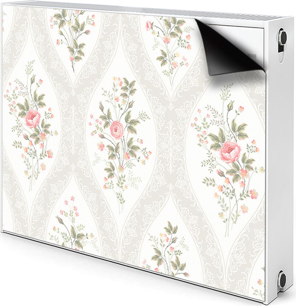 Magnet Heizkörper-Abdeckung Verkleidung Abdeckung Heizkörperabdeckung 110x60 cm - Retro, Tapete