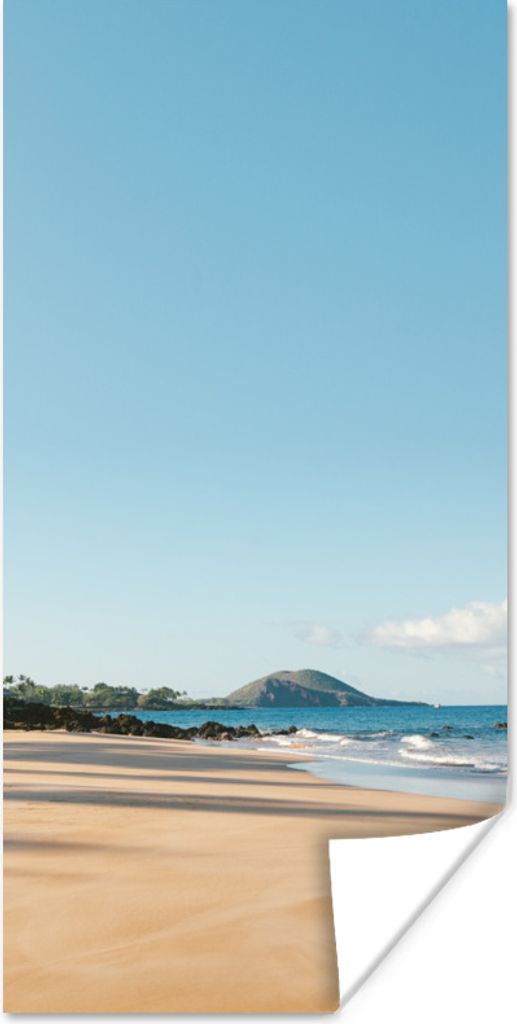 MuchoWow Poster Strand - Sommer - Palmen 40x80 cm - Dekoration