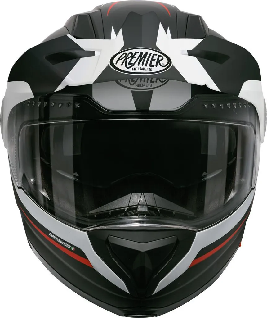 Casque de Moto Premier Xtrail MO 92 BM Idéal pour Route et Ville - 4