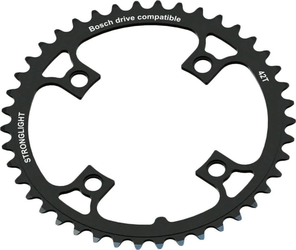 Plateau vélo électrique 40 dents Stronglight Bosch 104mm pour VTT